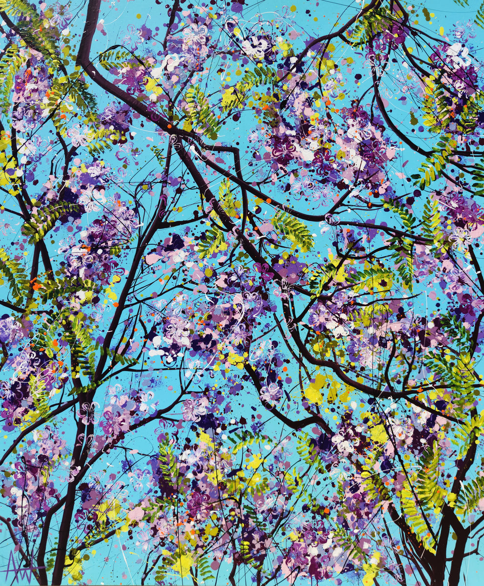 ジャカランダの木 – Angie Wright Art