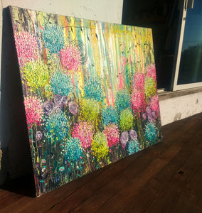 Flower Candy - Large painting