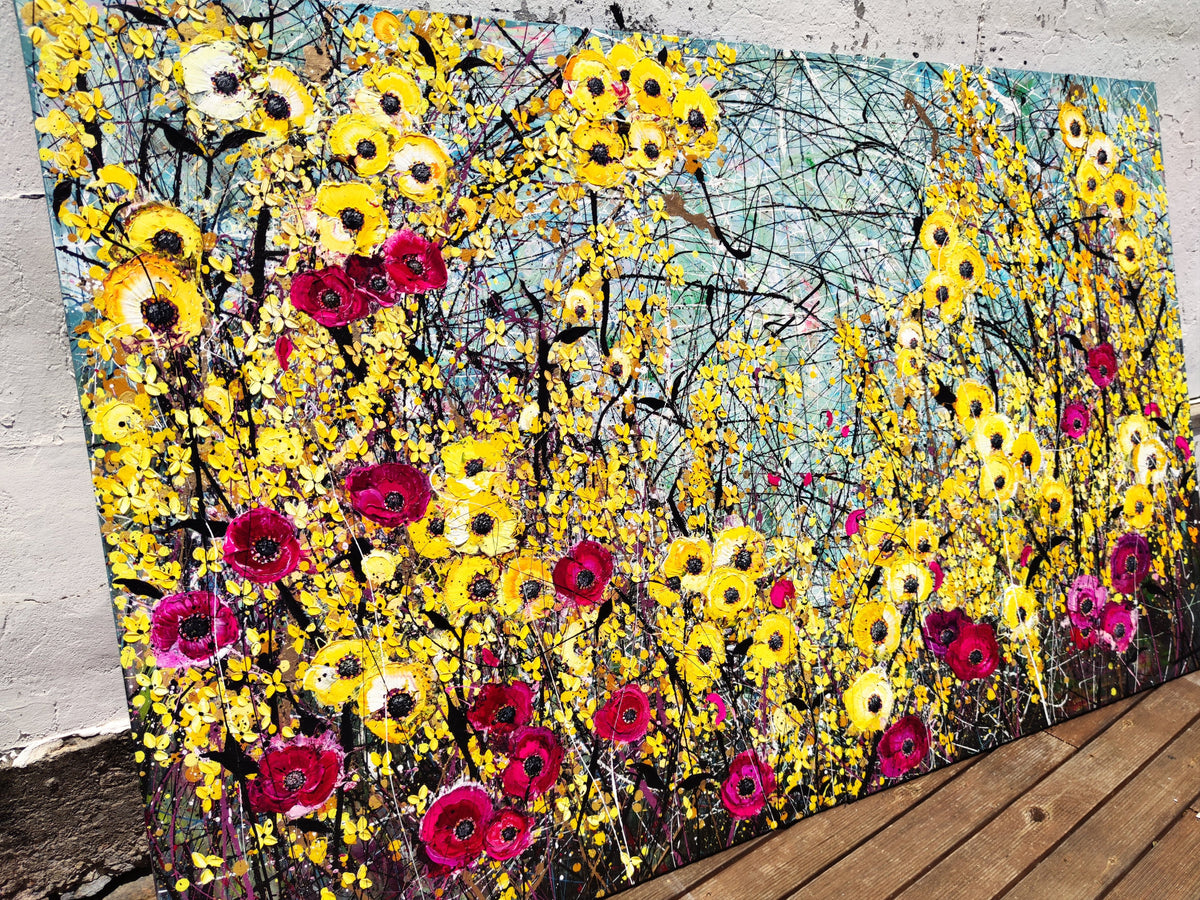 The Sun Catchers - 超大油画（双联画） – Angie Wright Art