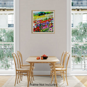 Fields of Joy - Vibrant Wildflower Meadow Landscape
