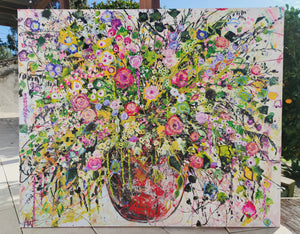 Bloomscape - Very large oil painting