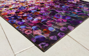 Bloomlight - Vibrant Abstract Floral Painting in Warm Tones