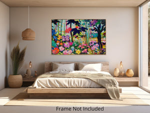 Blossom Grove - Large oil painting