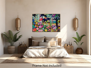 Blossom Grove - Large oil painting