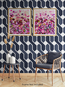 Garden Rhapsody - Diptych abstract Floral