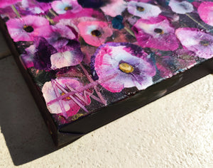 Crimson Blooms - Vibrant Floral Landscape