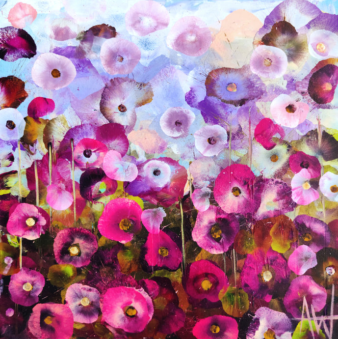 Pink Petal Landscape