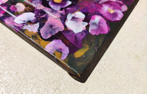 Garden Rhapsody #1 - Expressive Abstract Floral Landscape