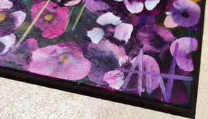Garden Rhapsody #2 - Expressive Abstract Floral Landscape