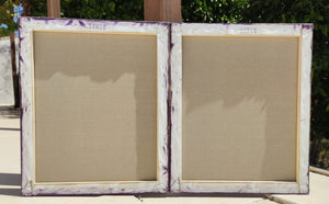 Garden Rhapsody - Diptych abstract Floral