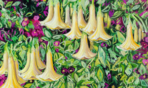 Bellflowers and Bougainvillea