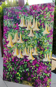 Bellflowers and Bougainvillea