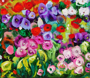 Fields of Joy - Vibrant Wildflower Meadow Landscape