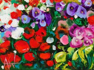 Fields of Joy - Vibrant Wildflower Meadow Landscape