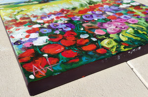 Fields of Joy - Vibrant Wildflower Meadow Landscape