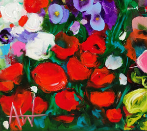 Fields of Joy - Vibrant Wildflower Meadow Landscape