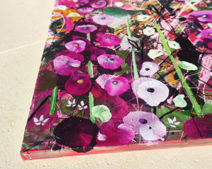 Petal Hullabaloo – Large Expressionist Floral Painting