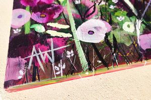 Petal Hullabaloo – Large Expressionist Floral Painting