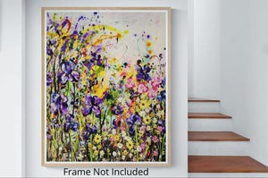 Sun-Struck Symphony - 大型 抽象表現主義 風景画 – Angie Wright Art