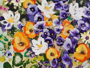 Lilies and Larkspur