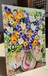 Lilies and Larkspur