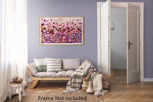 Garden Rhapsody - Diptych abstract Floral