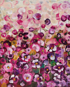 Garden Rhapsody - Diptych abstract Floral
