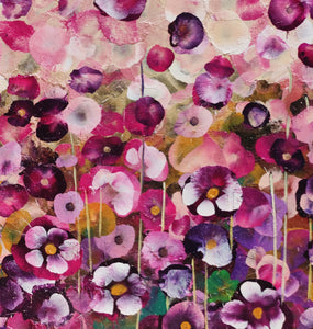 Garden Rhapsody - Diptych abstract Floral