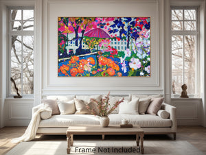 ピンクレモネード - 大きな絵画