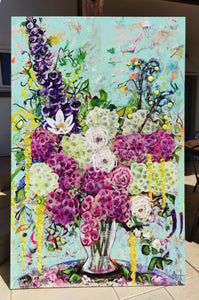Strawberry Sundae – Pink Hydrangea and Orchid Flowers