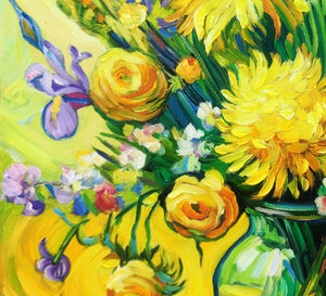 Sonnenstrahl-Bouquet - Gelbes Blumenbild