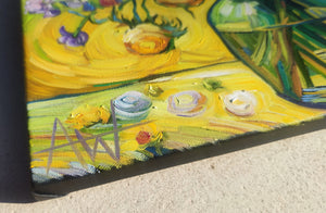 Sonnenstrahl-Bouquet - Gelbes Blumenbild