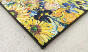 Sunshine Rush - Sonnenblumen-Gemälde