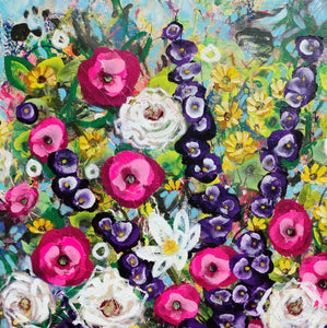 Viva La Flora – Vibrant Contemporary Floral Painting