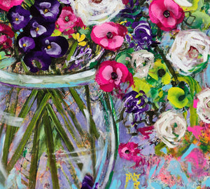 Viva La Flora – Vibrant Contemporary Floral Painting