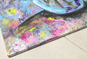 Viva La Flora – Vibrant Contemporary Floral Painting