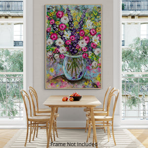 Viva La Flora – Vibrant Contemporary Floral Painting