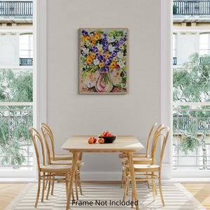 Lilies and Larkspur