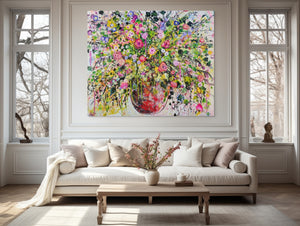 Bloomscape - Very large oil painting