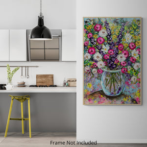 Viva La Flora – Vibrant Contemporary Floral Painting