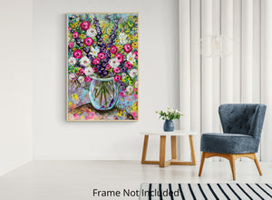 Viva La Flora – Vibrant Contemporary Floral Painting