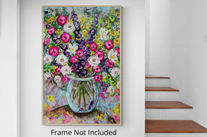 Viva La Flora – Vibrant Contemporary Floral Painting