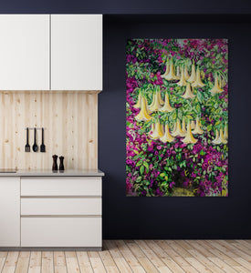 Bellflowers and Bougainvillea
