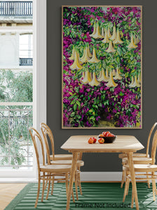 Bellflowers and Bougainvillea