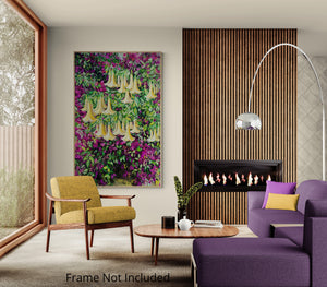 Bellflowers and Bougainvillea