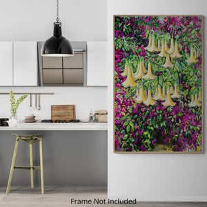 Bellflowers and Bougainvillea