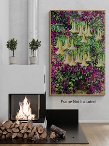 Bellflowers and Bougainvillea