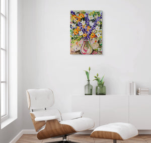 Lilies and Larkspur