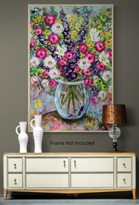 Viva La Flora – Vibrant Contemporary Floral Painting