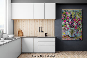 Viva La Flora – Vibrant Contemporary Floral Painting